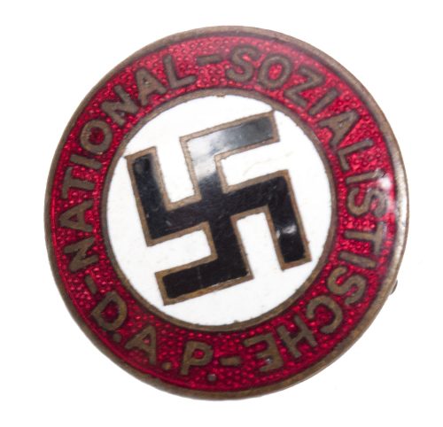NSDAP transitional memberbadge Double Ges Gesch + RZM 16