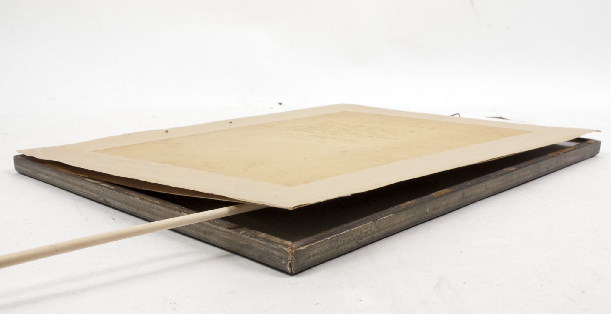 (Photo) Large framed Panzer portrait (36 x 29 cm)