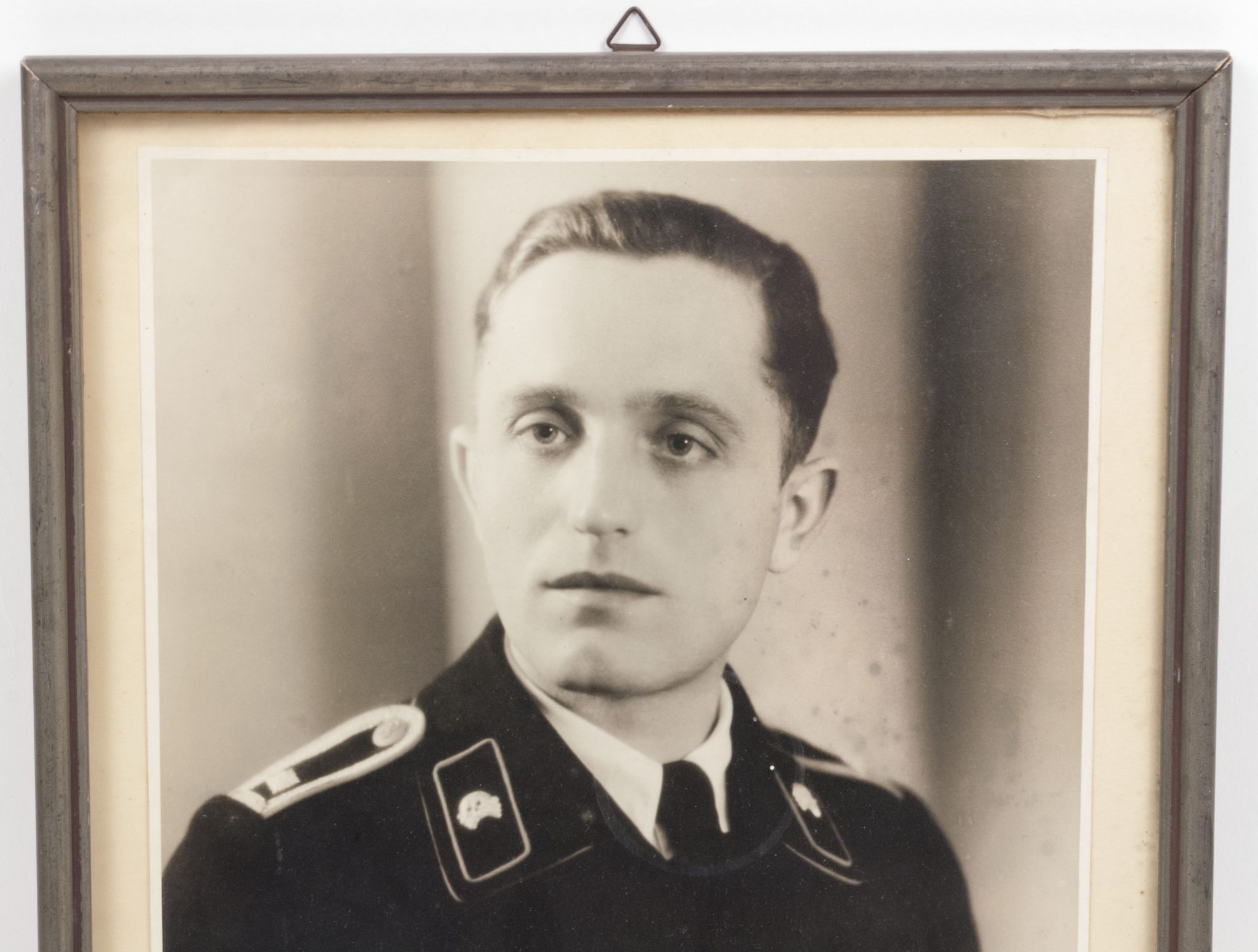 (Photo) Large framed Panzer portrait (36 x 29 cm)