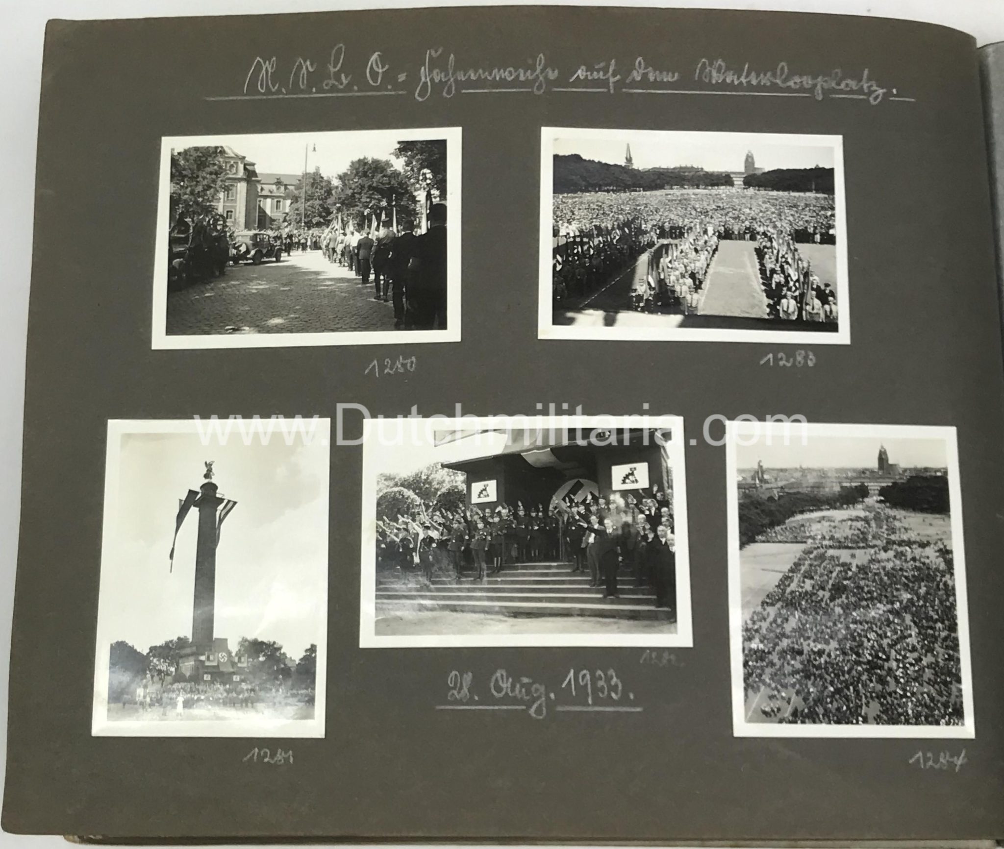 (Photoalbum) NSDAP early album from 1933 with many NSDAP key figures - RARE AND UNIQUE - Image 104