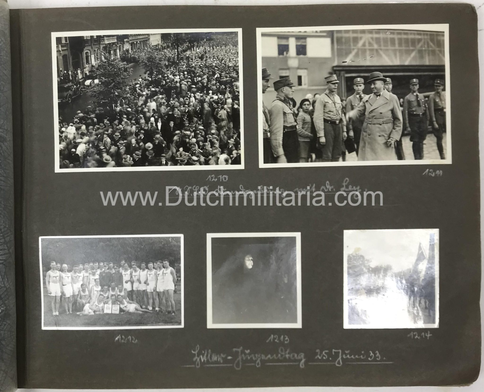 (Photoalbum) NSDAP early album from 1933 with many NSDAP key figures - RARE AND UNIQUE - Image 9