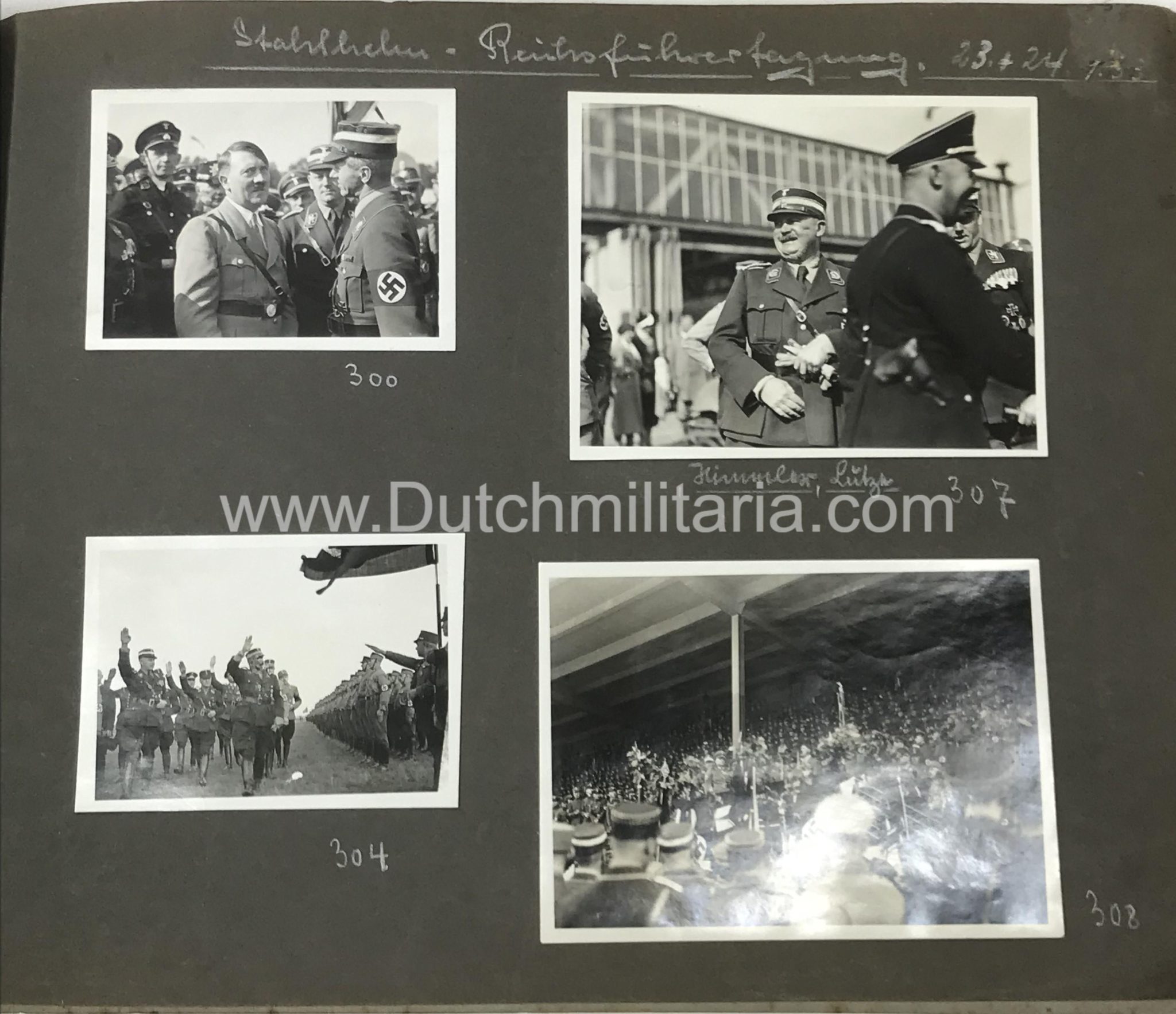 (Photoalbum) NSDAP early album from 1933 with many NSDAP key figures - RARE AND UNIQUE - Image 111