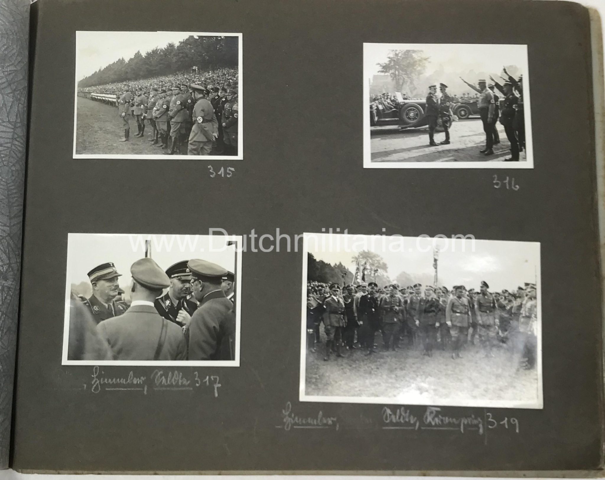 (Photoalbum) NSDAP early album from 1933 with many NSDAP key figures - RARE AND UNIQUE - Image 122