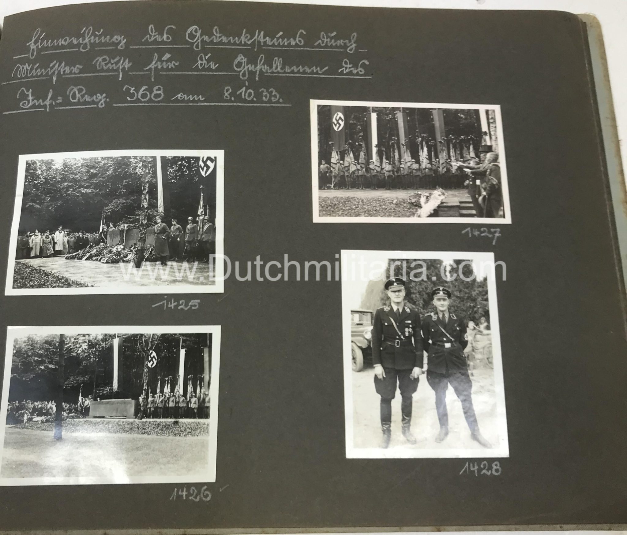 (Photoalbum) NSDAP early album from 1933 with many NSDAP key figures - RARE AND UNIQUE - Image 191