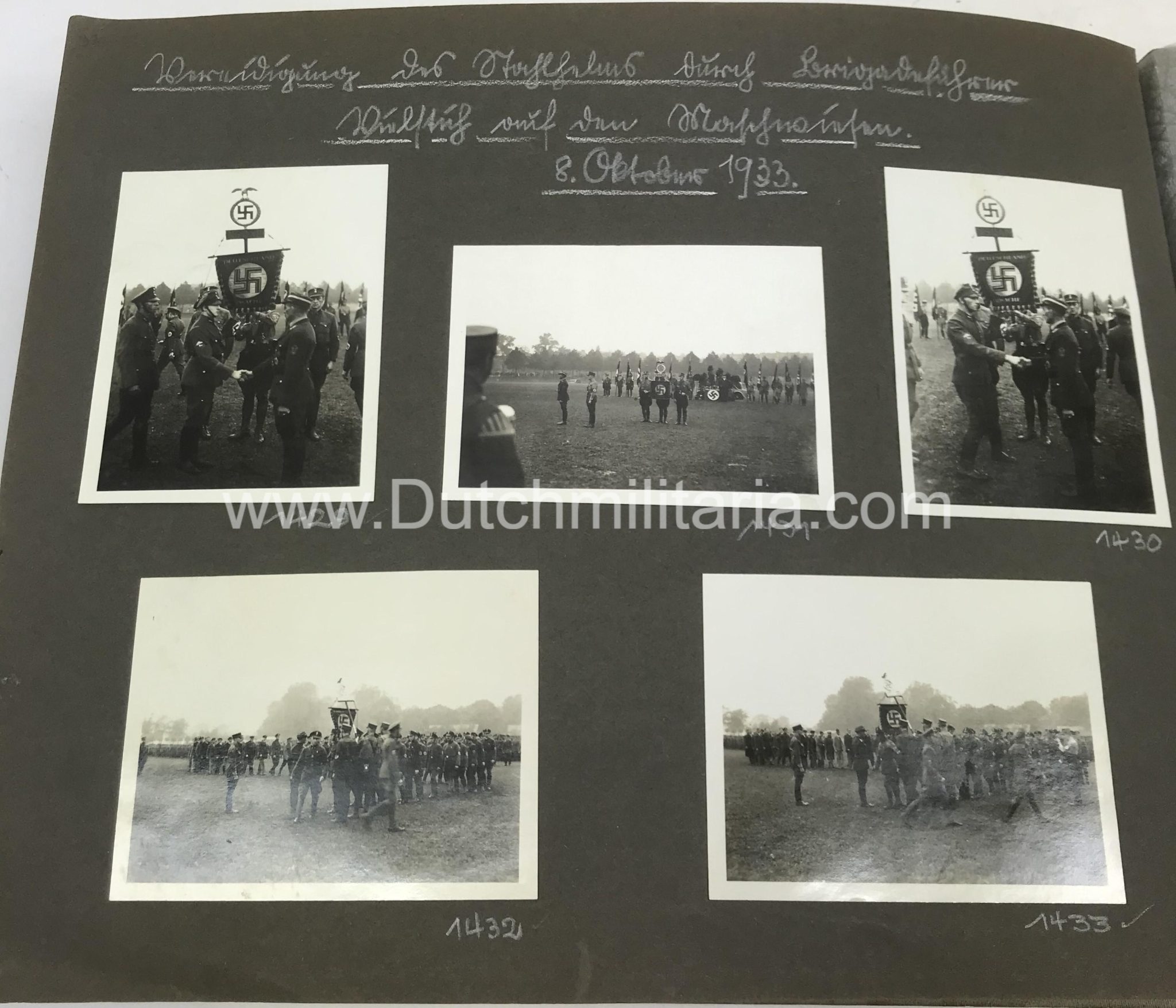 (Photoalbum) NSDAP early album from 1933 with many NSDAP key figures - RARE AND UNIQUE - Image 196