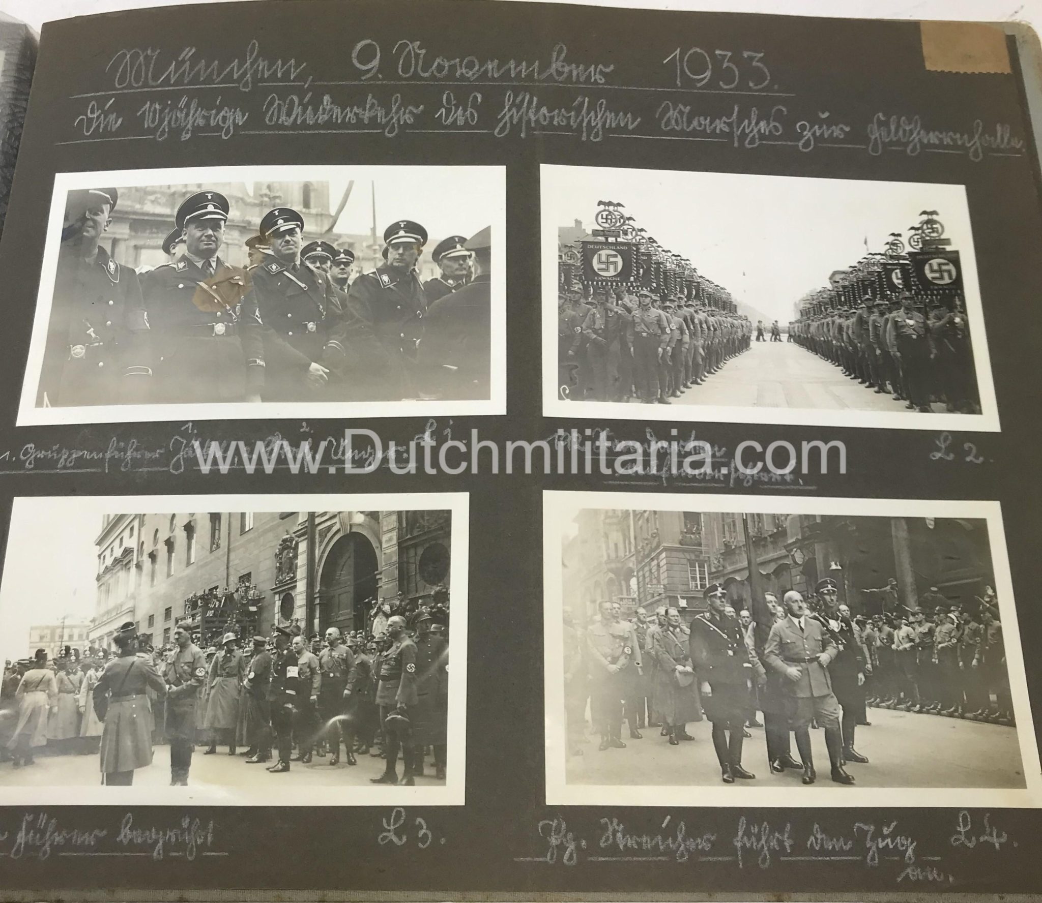 (Photoalbum) NSDAP early album from 1933 with many NSDAP key figures - RARE AND UNIQUE - Image 222