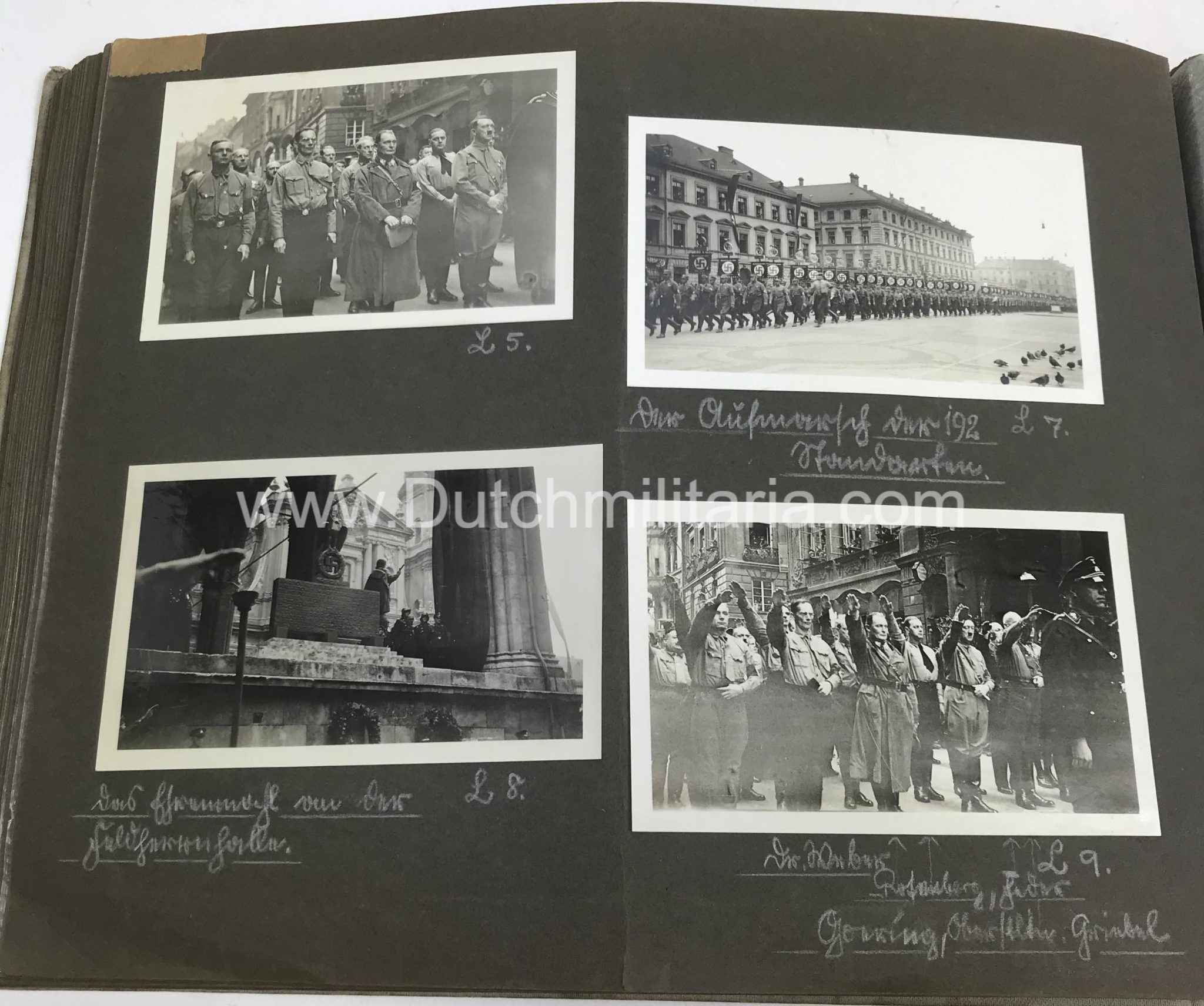 (Photoalbum) NSDAP early album from 1933 with many NSDAP key figures - RARE AND UNIQUE - Image 228