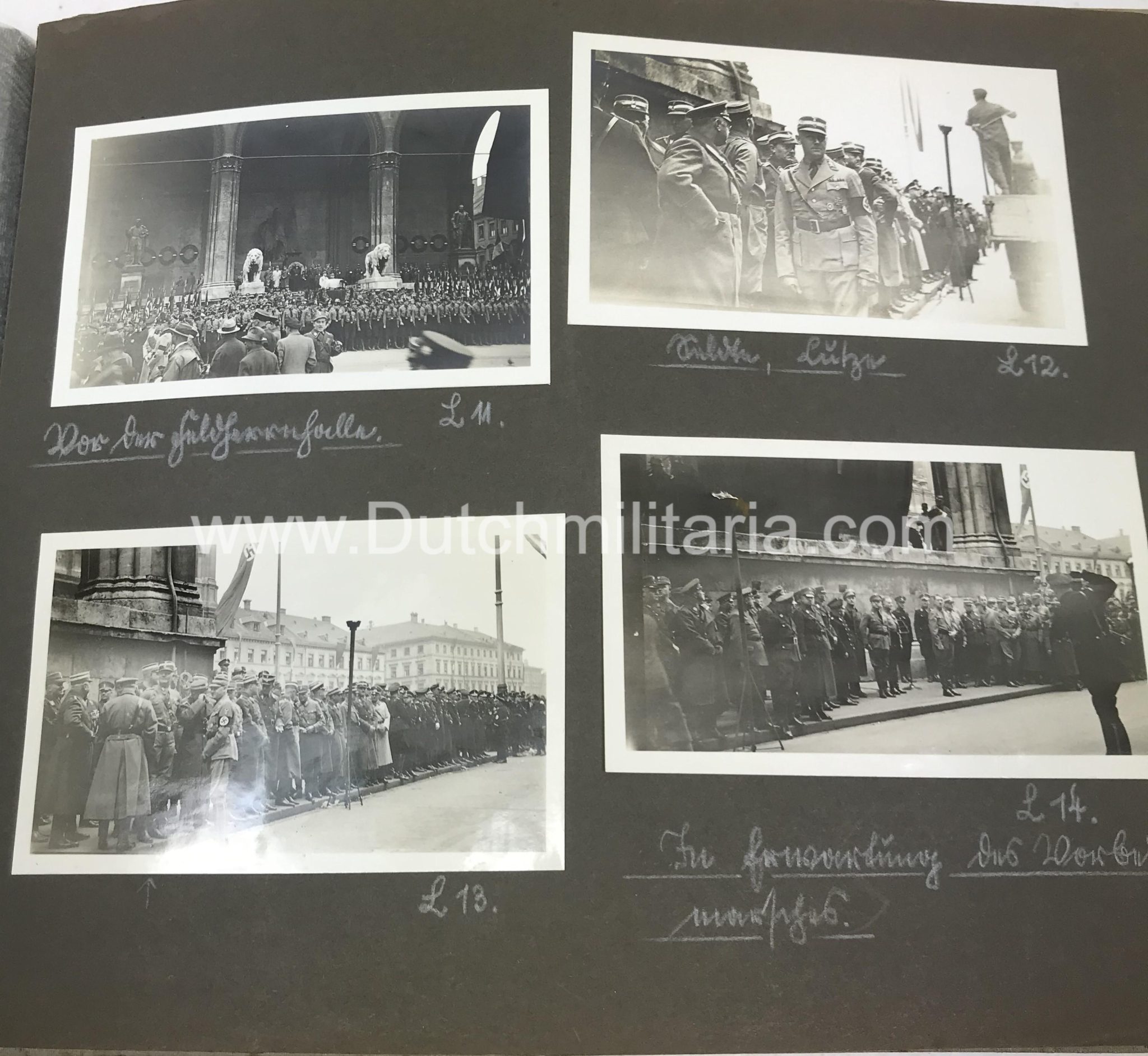 (Photoalbum) NSDAP early album from 1933 with many NSDAP key figures - RARE AND UNIQUE - Image 235