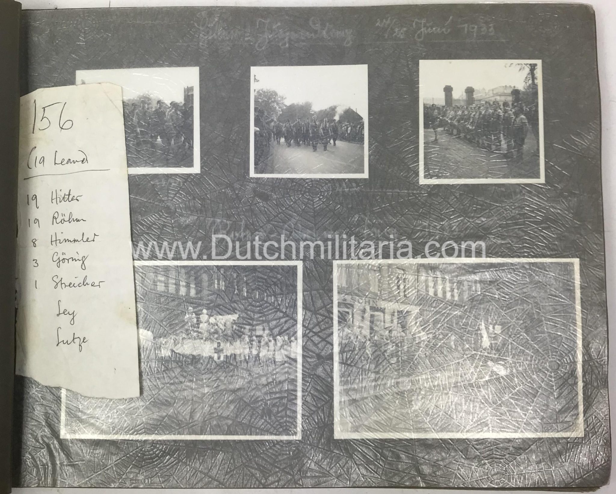 (Photoalbum) NSDAP early album from 1933 with many NSDAP key figures - RARE AND UNIQUE - Image 22