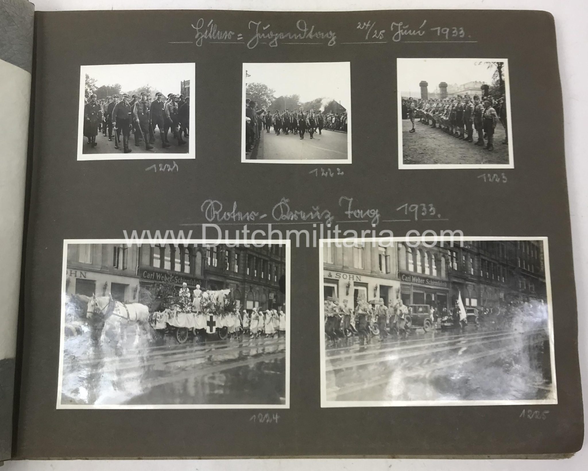 (Photoalbum) NSDAP early album from 1933 with many NSDAP key figures - RARE AND UNIQUE - Image 23