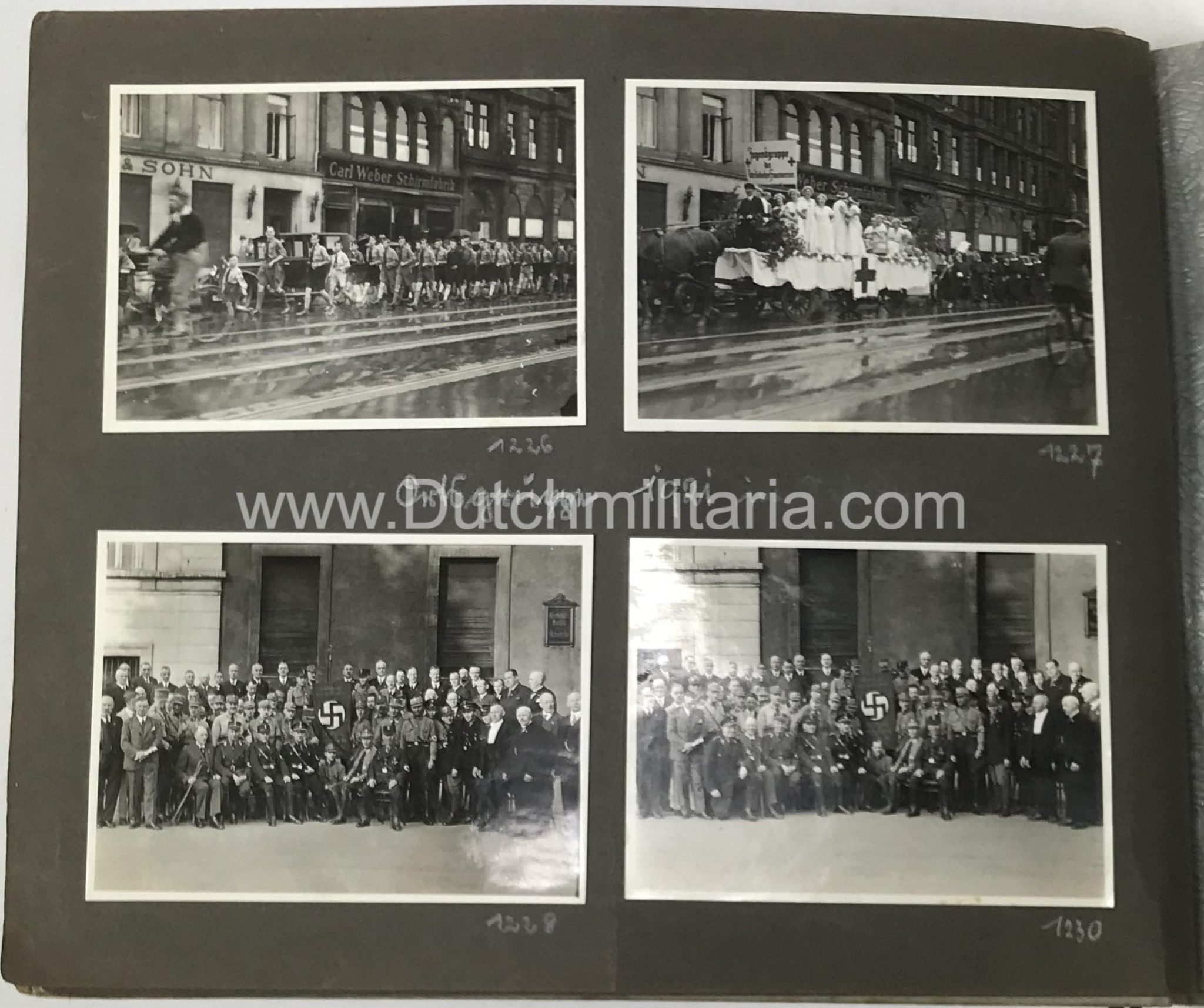 (Photoalbum) NSDAP early album from 1933 with many NSDAP key figures - RARE AND UNIQUE - Image 30