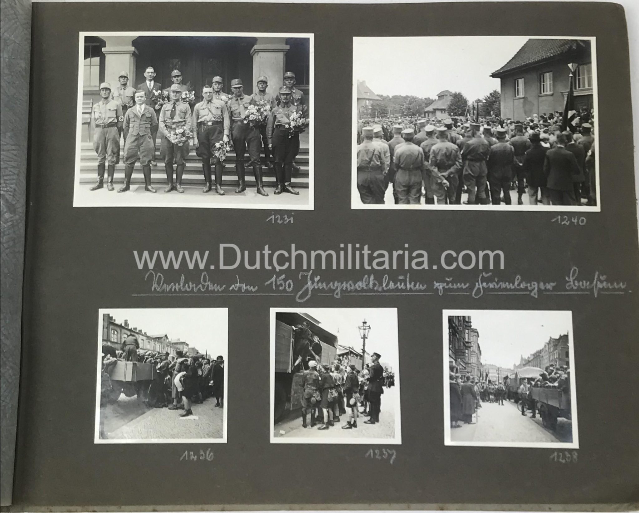 (Photoalbum) NSDAP early album from 1933 with many NSDAP key figures - RARE AND UNIQUE - Image 36