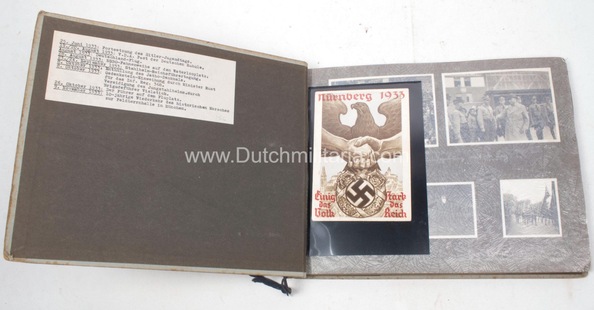 (Photoalbum) NSDAP early album from 1933 with many NSDAP key figures - RARE AND UNIQUE - Image 3