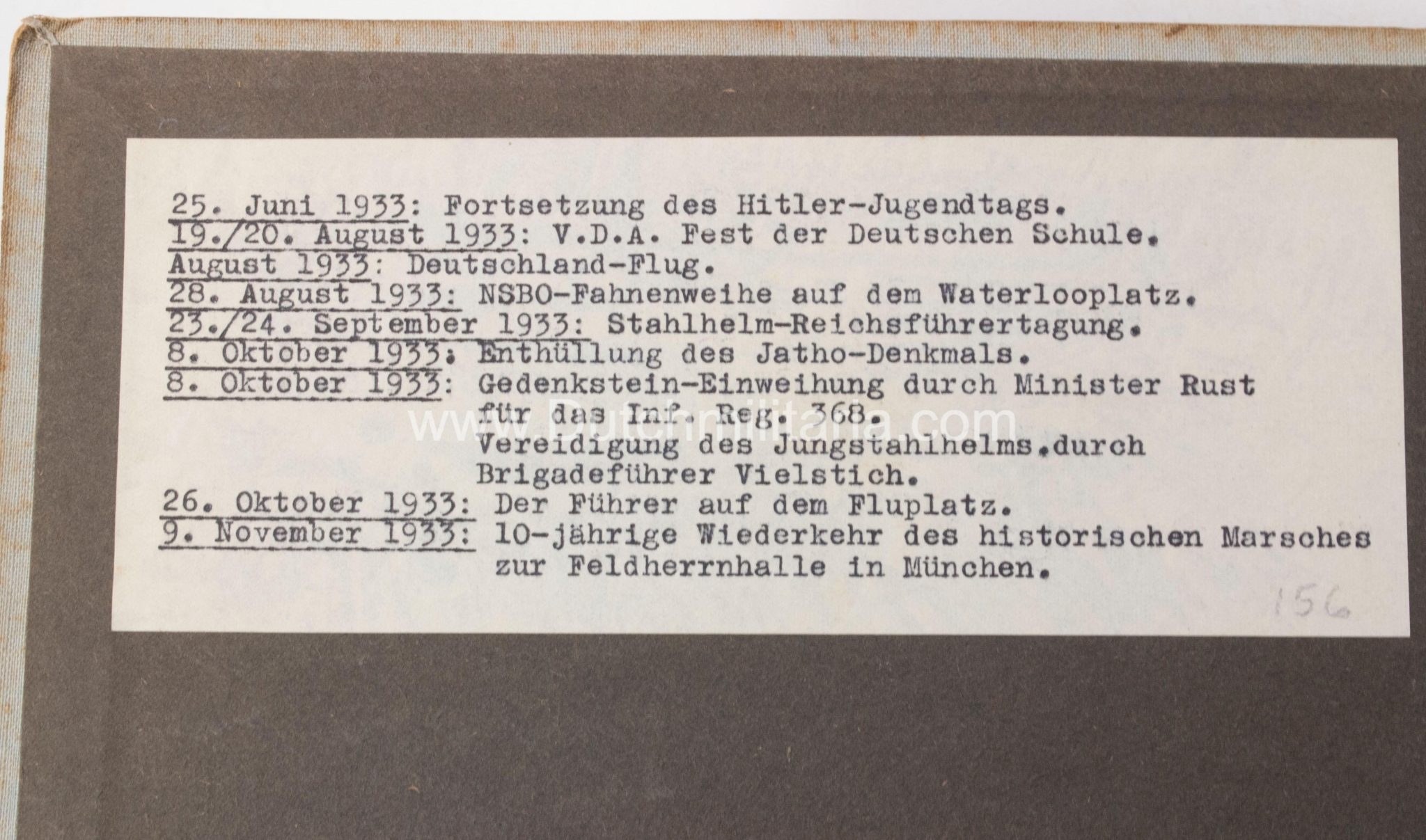 (Photoalbum) NSDAP early album from 1933 with many NSDAP key figures - RARE AND UNIQUE - Image 5