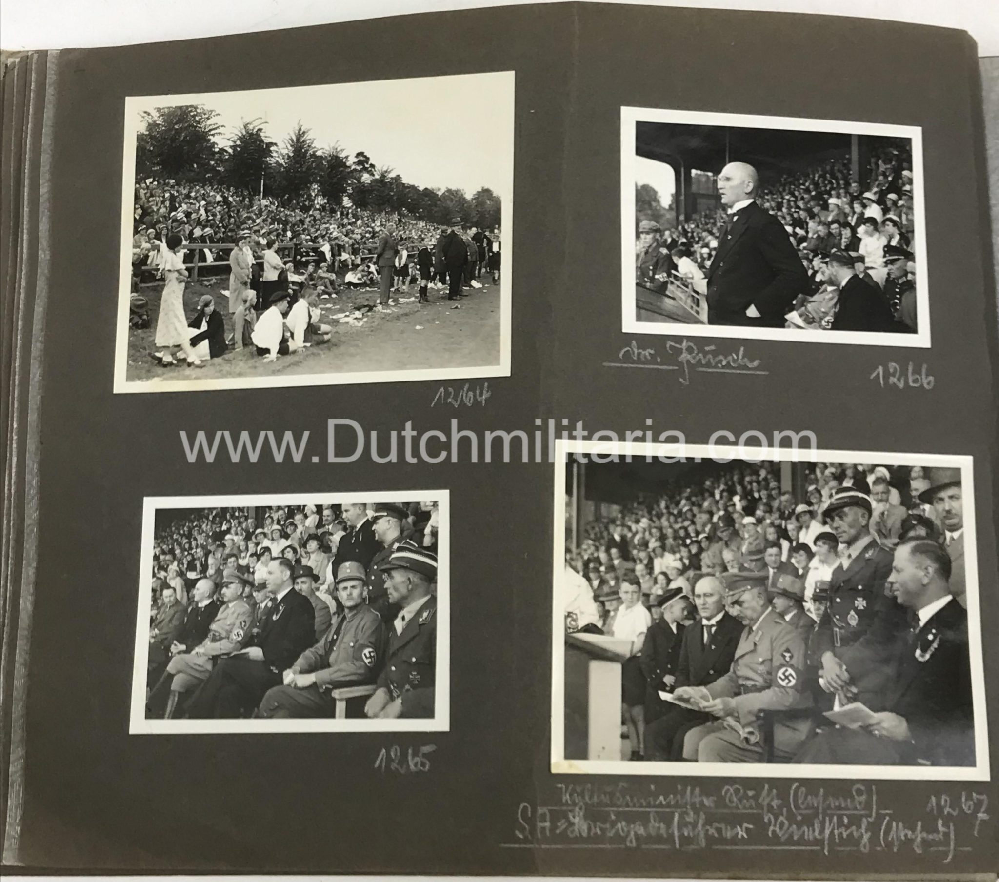 (Photoalbum) NSDAP early album from 1933 with many NSDAP key figures - RARE AND UNIQUE - Image 75