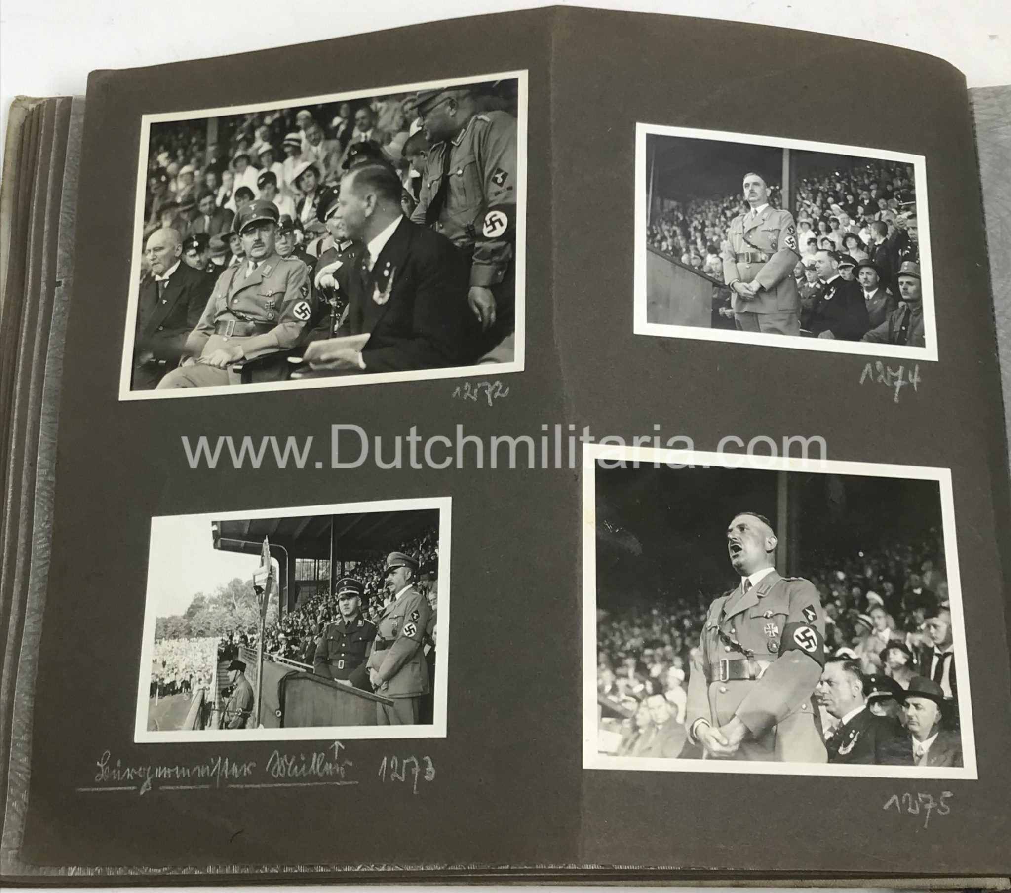 (Photoalbum) NSDAP early album from 1933 with many NSDAP key figures - RARE AND UNIQUE - Image 92