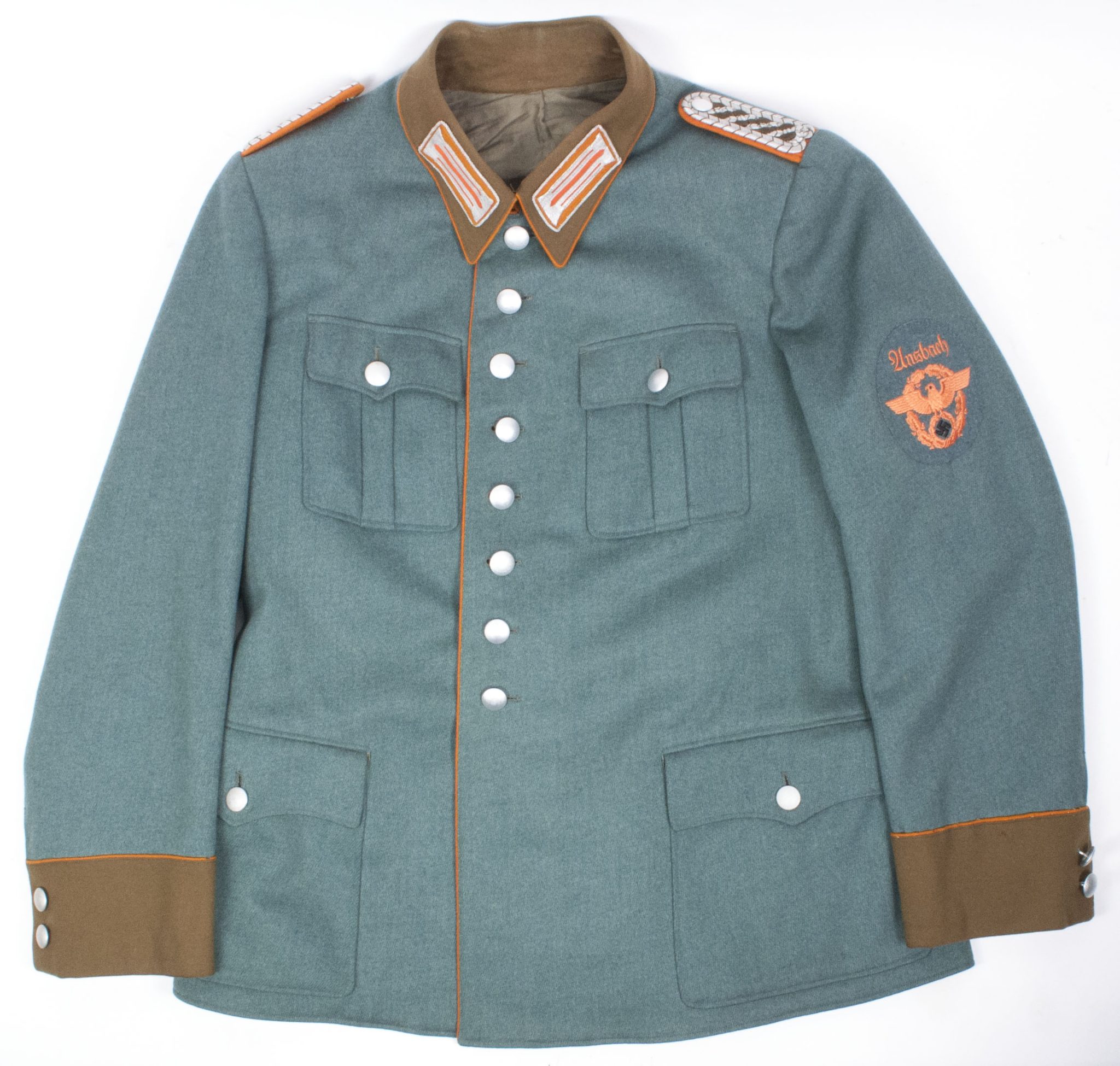 Polizei Dienstrock Hauptmann der Gendarmerie from Ansbach (1964)