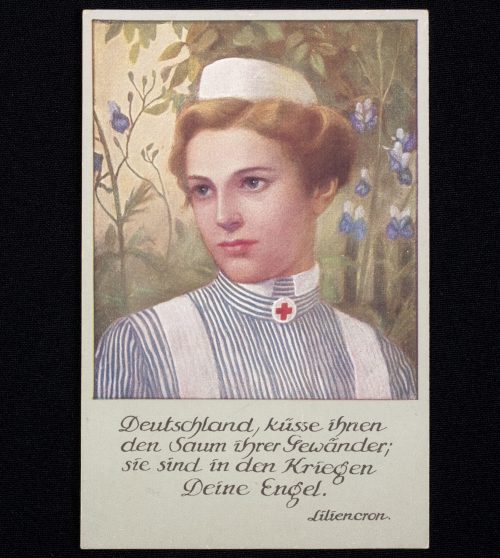 (Postcard) Das Deutsche Rote Kreuz (DRK) Schwesternhelferin
