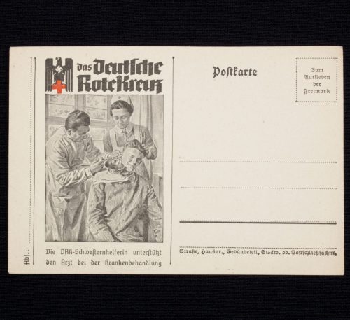 (Postcard) Das Deutsche Rote Kreuz (DRK) Schwesternhelferin