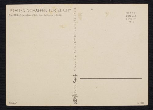 (Postcard) Deutschen Roten kreuz (DRK) Frauen schaffefn für Euch