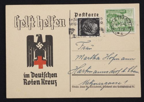 (Postcard) Deutschen Roten kreuz (DRK) Helft Helfen