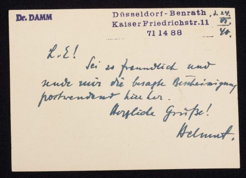 (Postcard) deutschen Roten kreuz (DRK) Helft Helfen