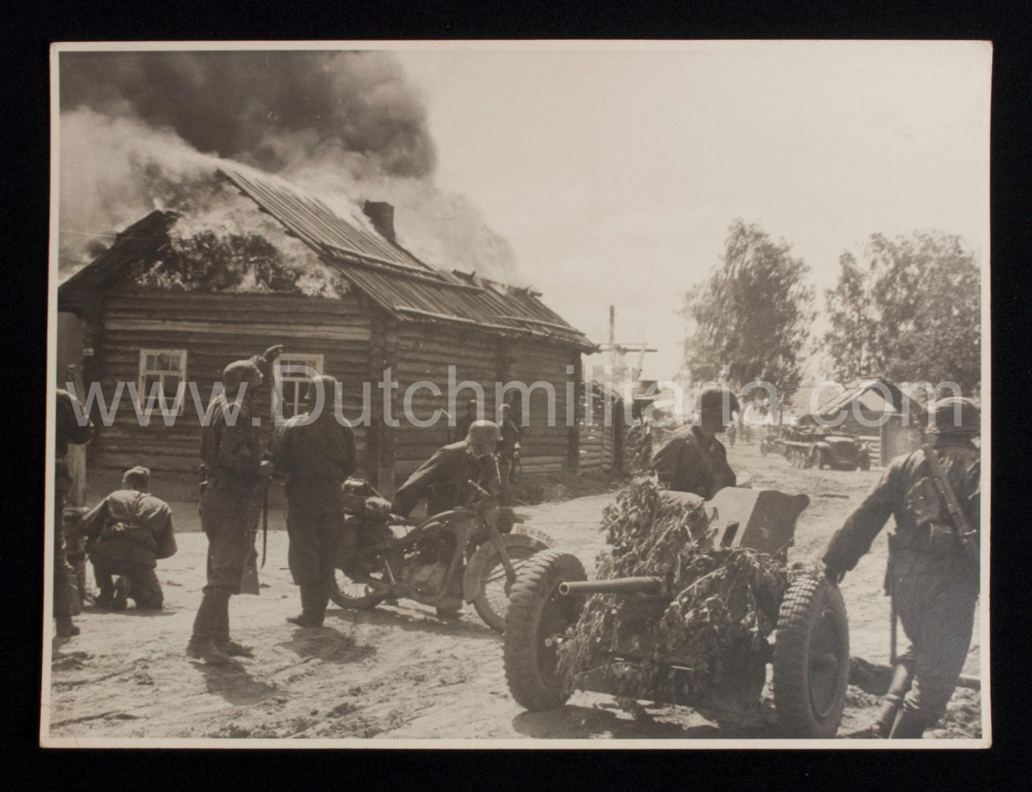 (Pressphoto) SS-Panzergrenadier Regiment "Der Führer" - Ostfront (24 x 18 cm) - Image 3