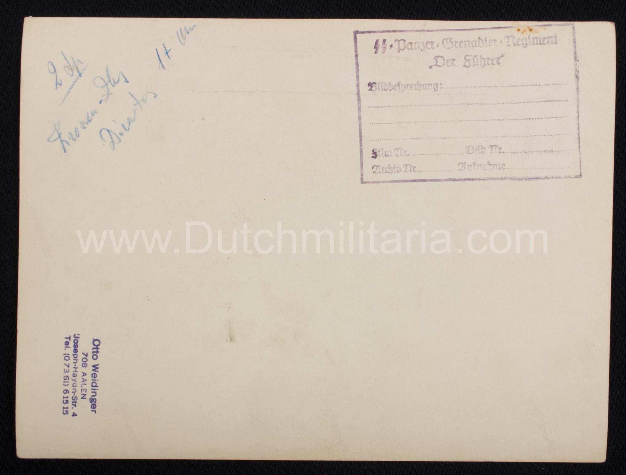 (Pressphoto) SS-Panzergrenadier Regiment "Der Führer" - Ostfront (24 x 18 cm) - Image 12