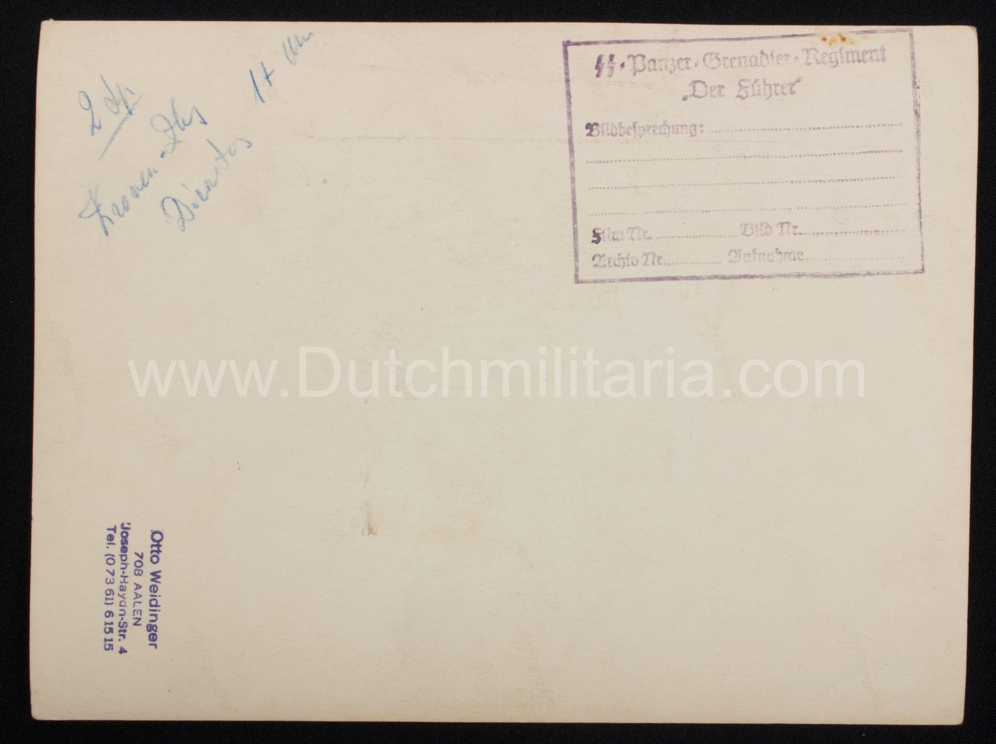 (Pressphoto) SS-Panzergrenadier Regiment Der Führer – Ostfront (24 x 18 cm) (12)