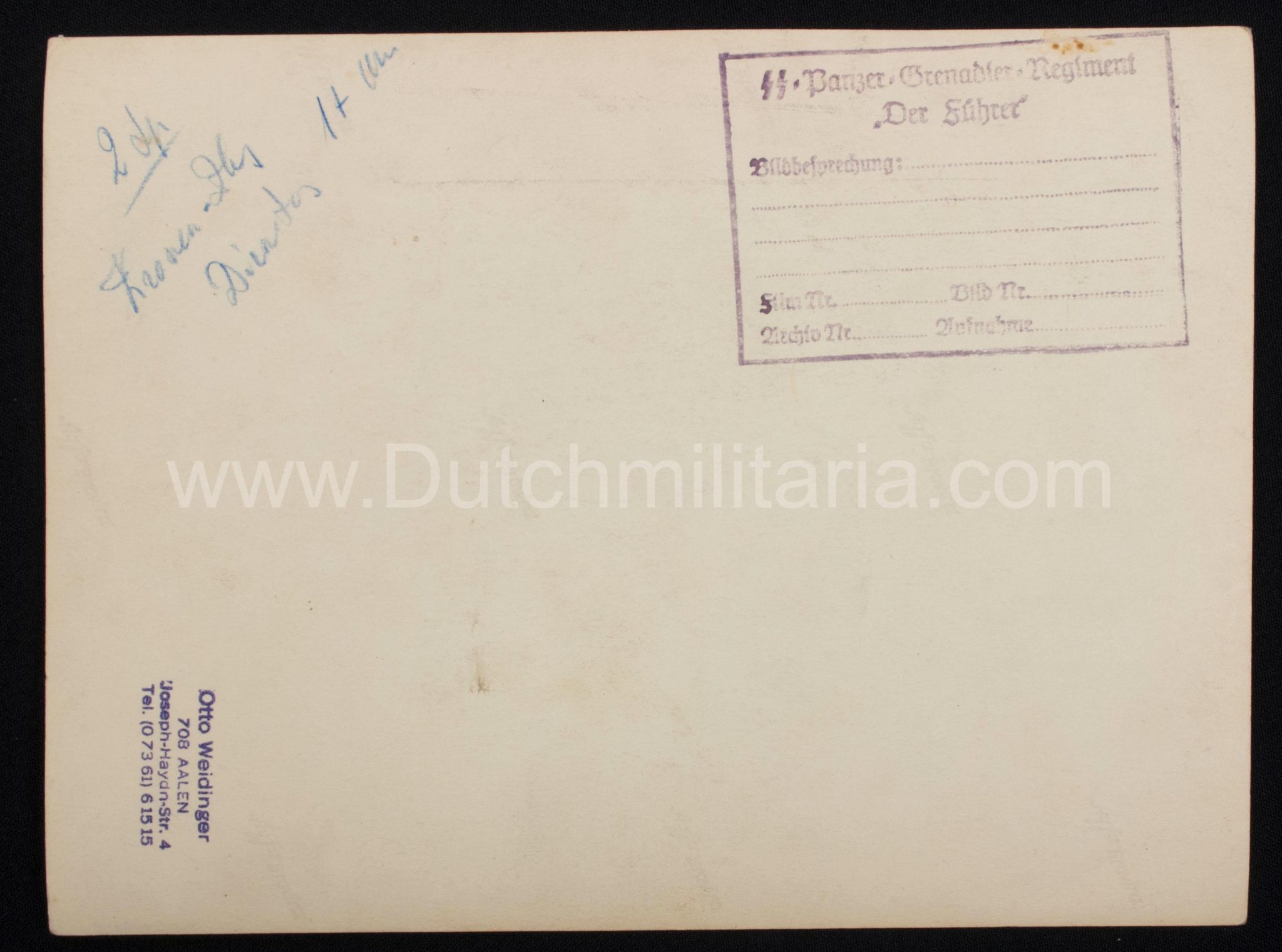 (Pressphoto) SS-Panzergrenadier Regiment "Der Führer" - Ostfront (24 x 18 cm) - Image 13