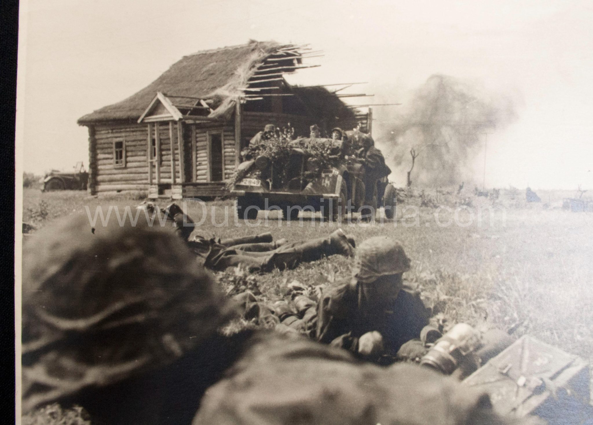 (Pressphoto) SS-Panzergrenadier Regiment Der Führer - Ostfront (24 x 18 cm)