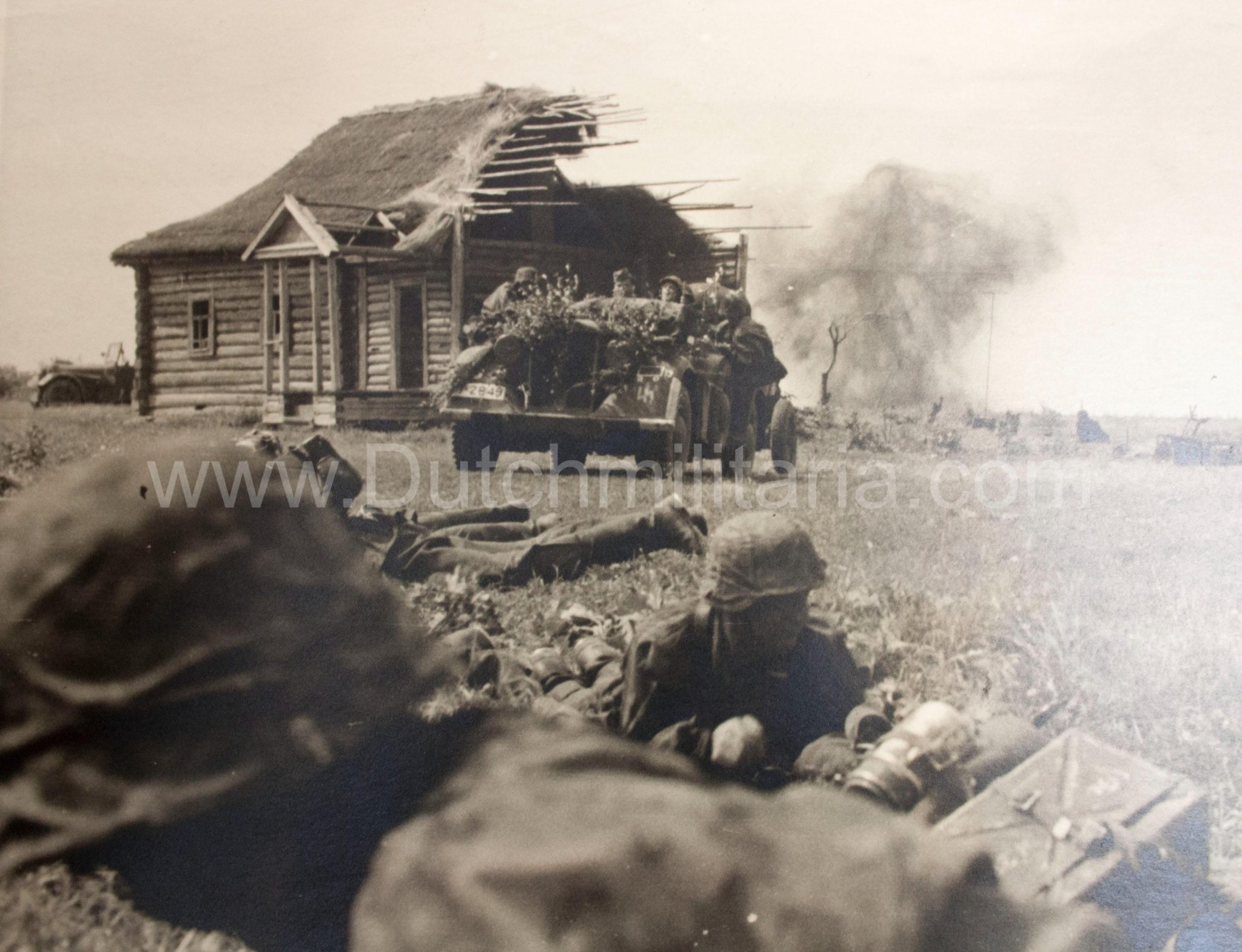 (Pressphoto) SS-Panzergrenadier Regiment Der Führer - Ostfront (24 x 18 cm)