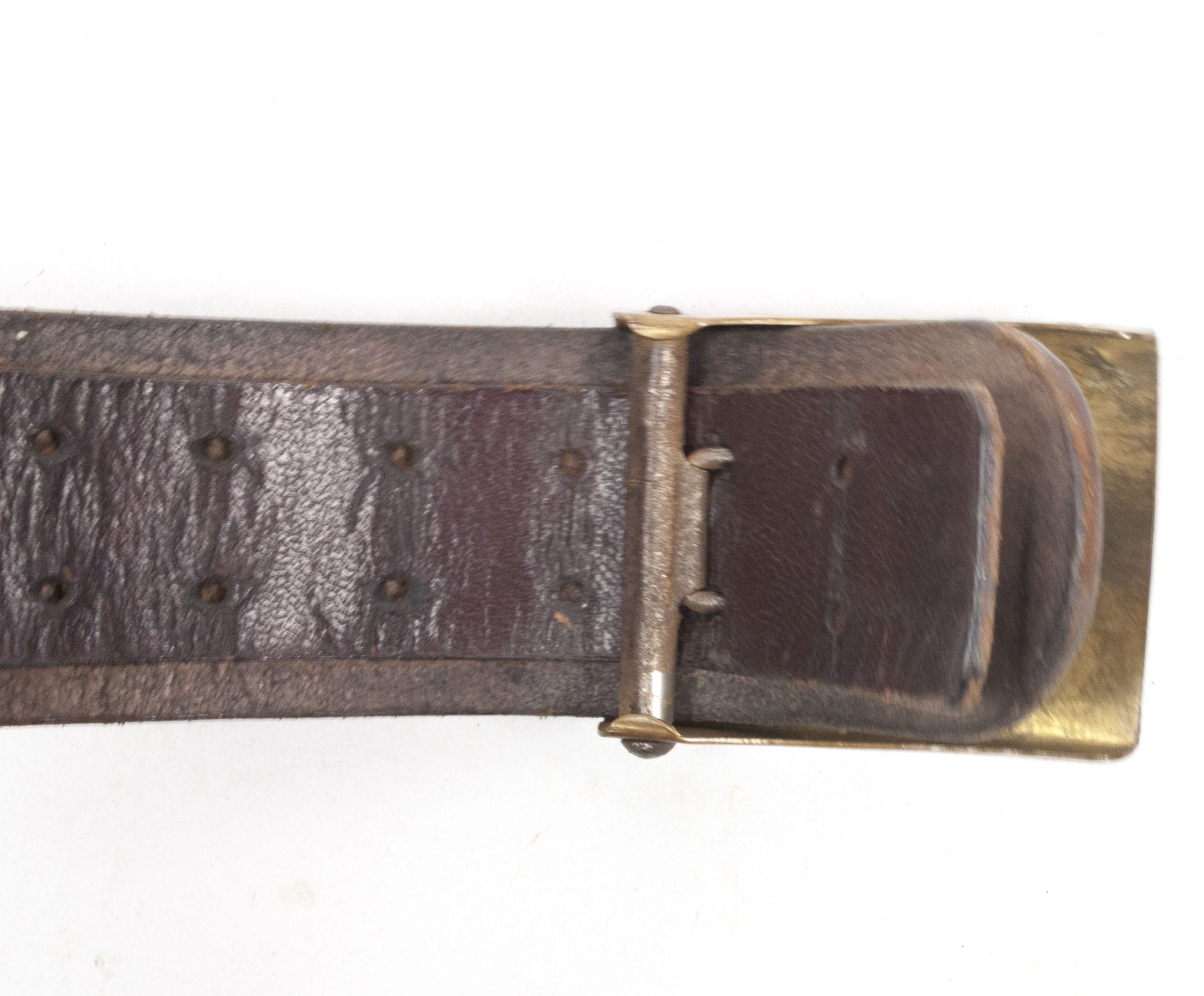 SA buckle + belt with rare horizontal swastika
