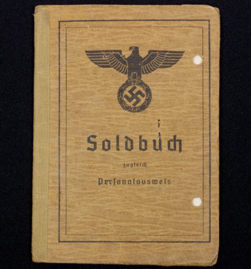 Soldbuch Gren.Ers. u. Ausb. Btl. 203 (with KVK2, EK1, Ek2, VWA Schwarz)
