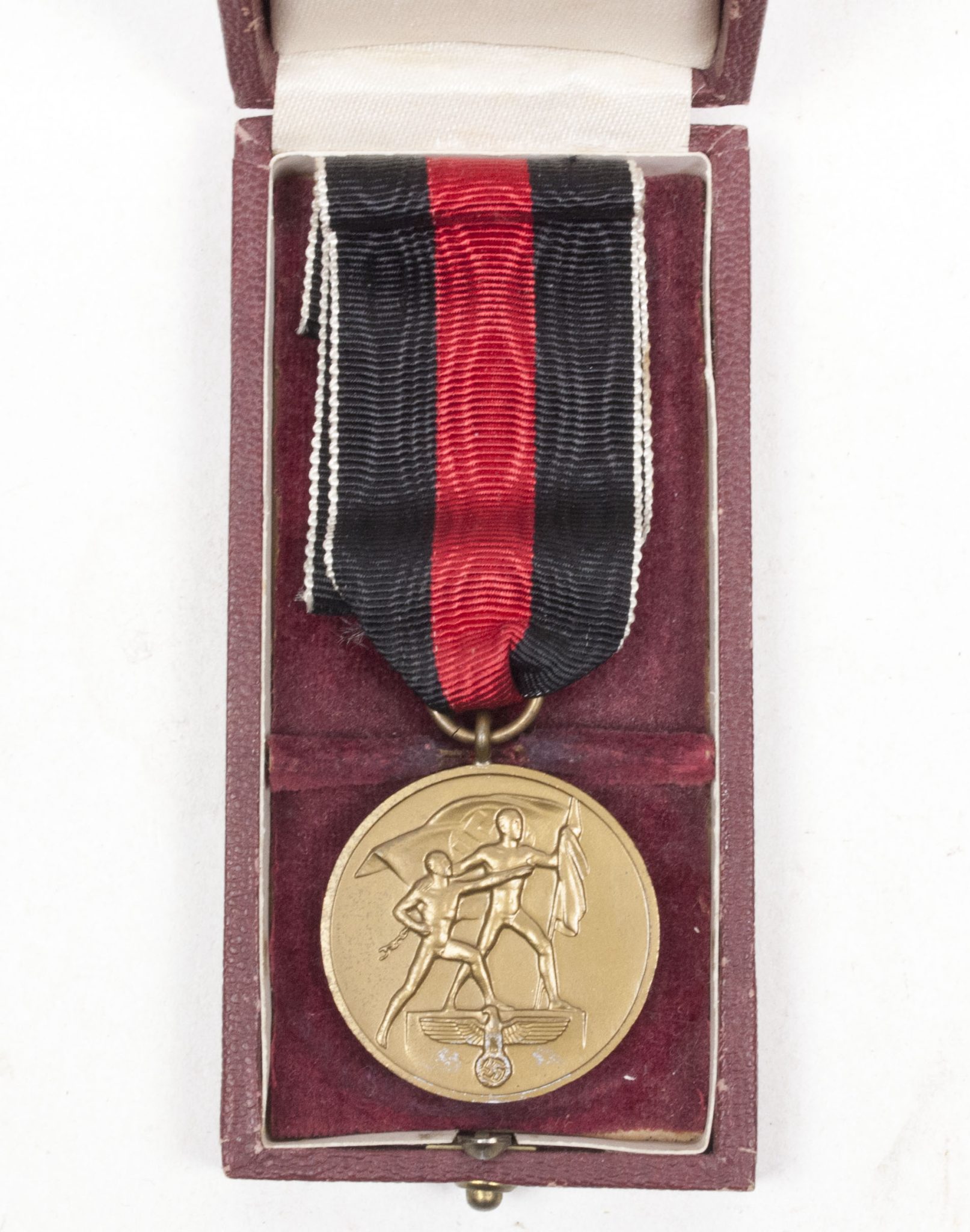 Sudetenland Annexation medal + case