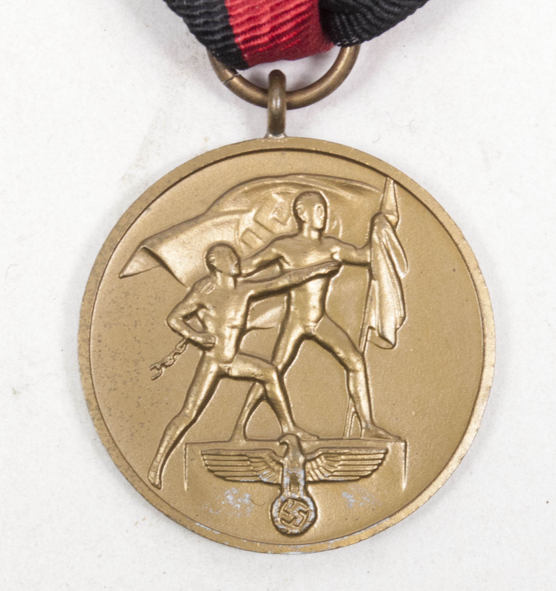 Sudetenland Annexation medal + case