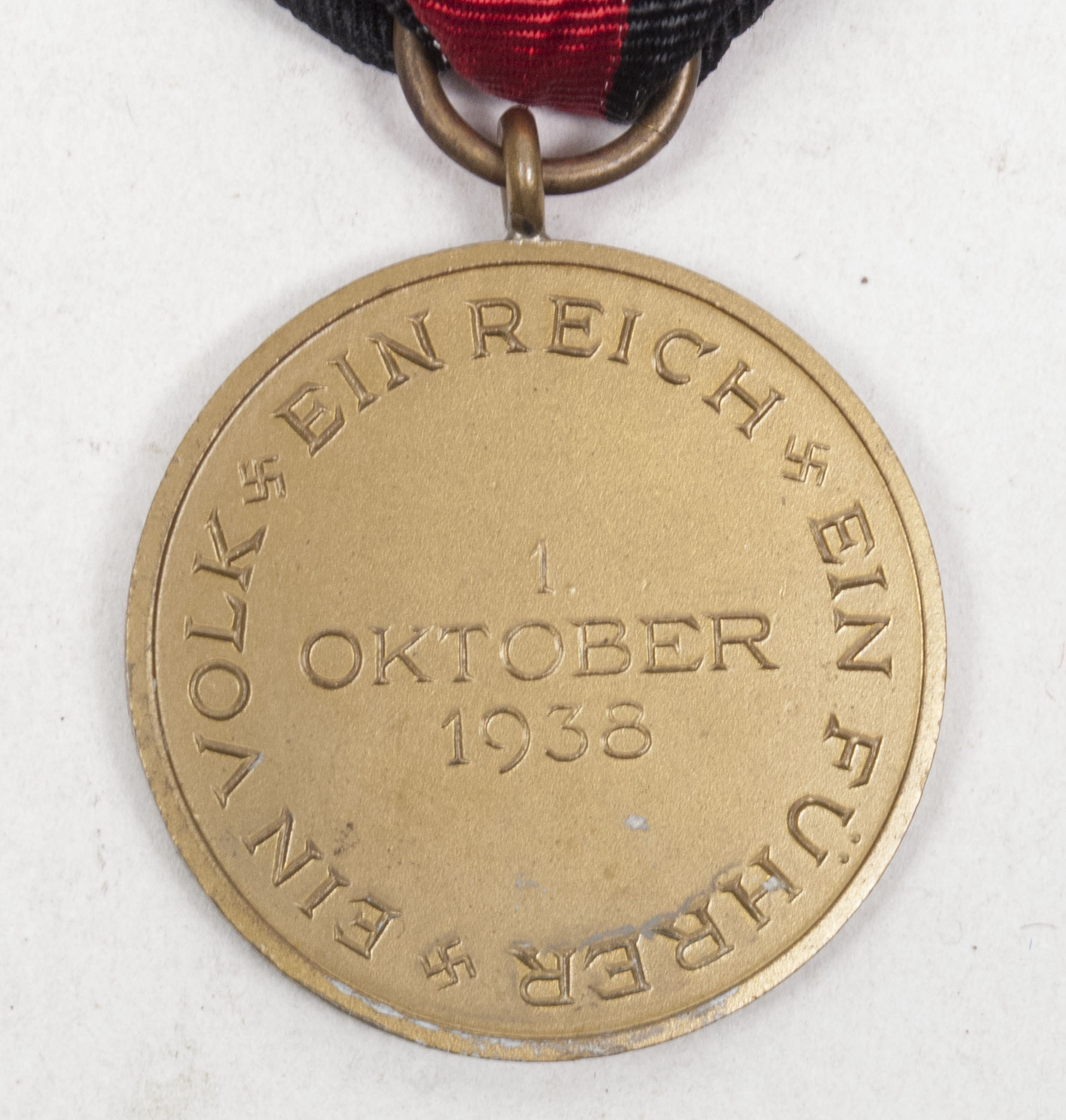 Sudetenland Annexation medal + case