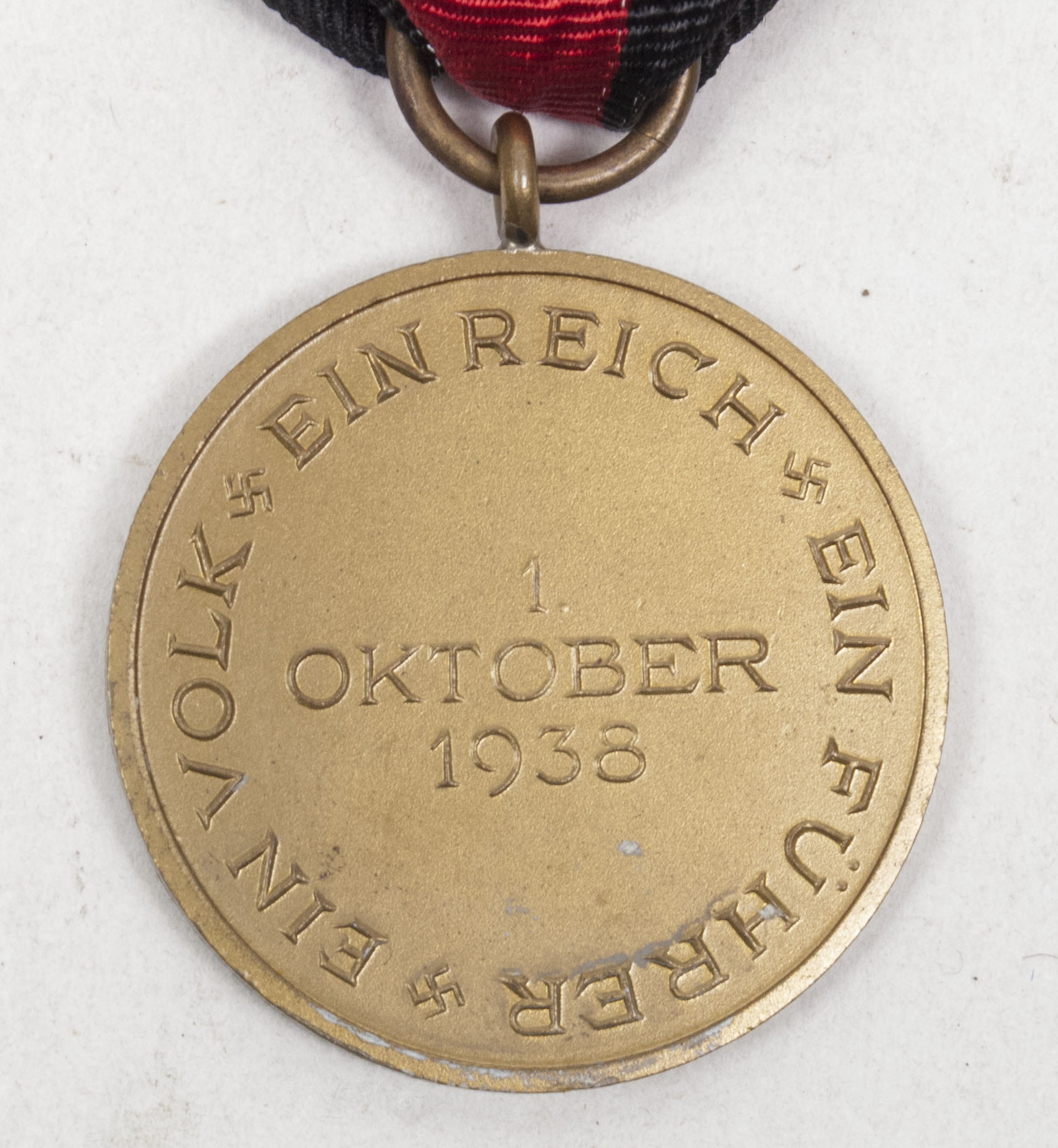 Sudetenland Annexation medal + case