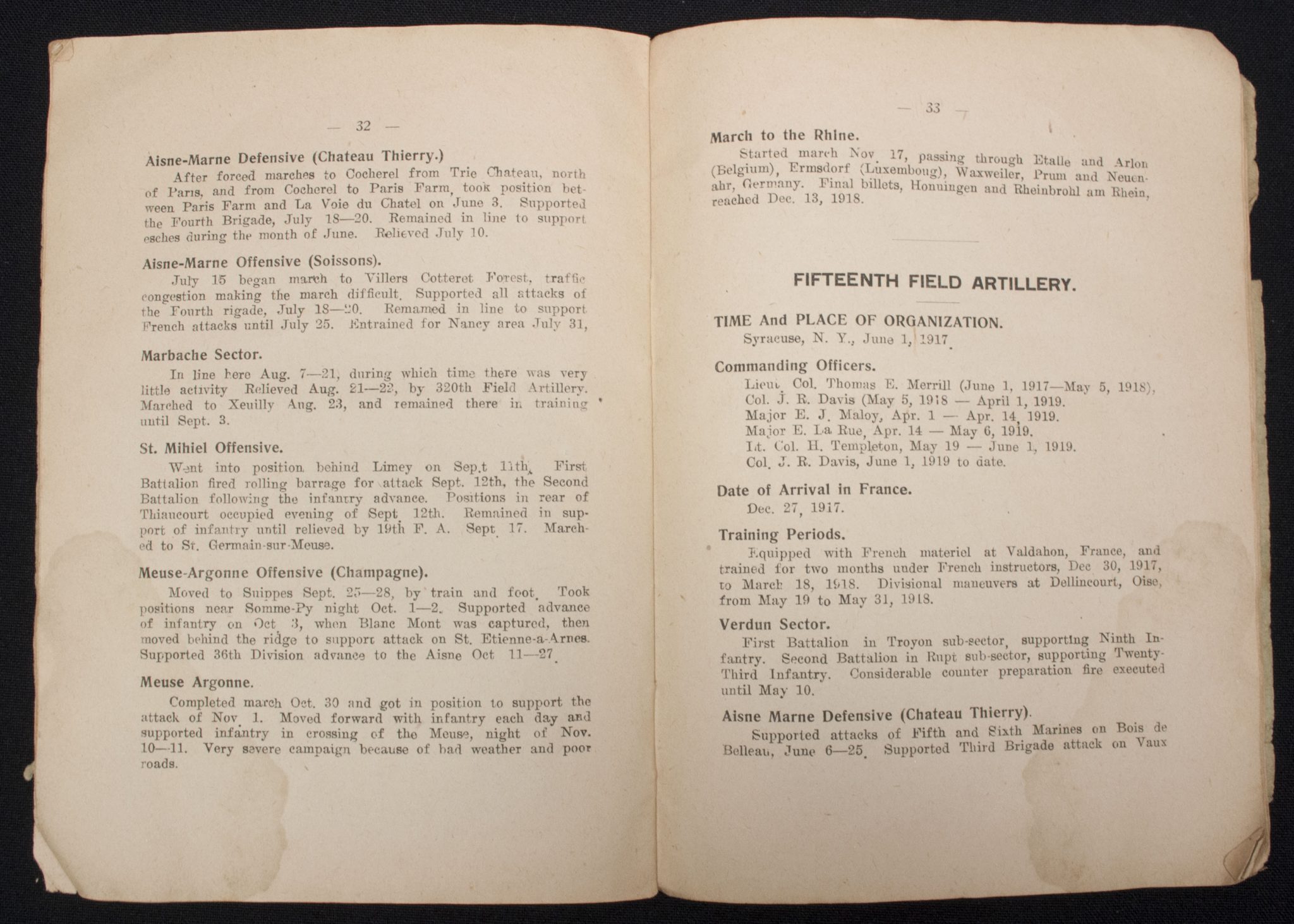 WWI NAMED AEF 2nd Infantry Division - 23rd Ambulance Company grouping - RARE - Image 212