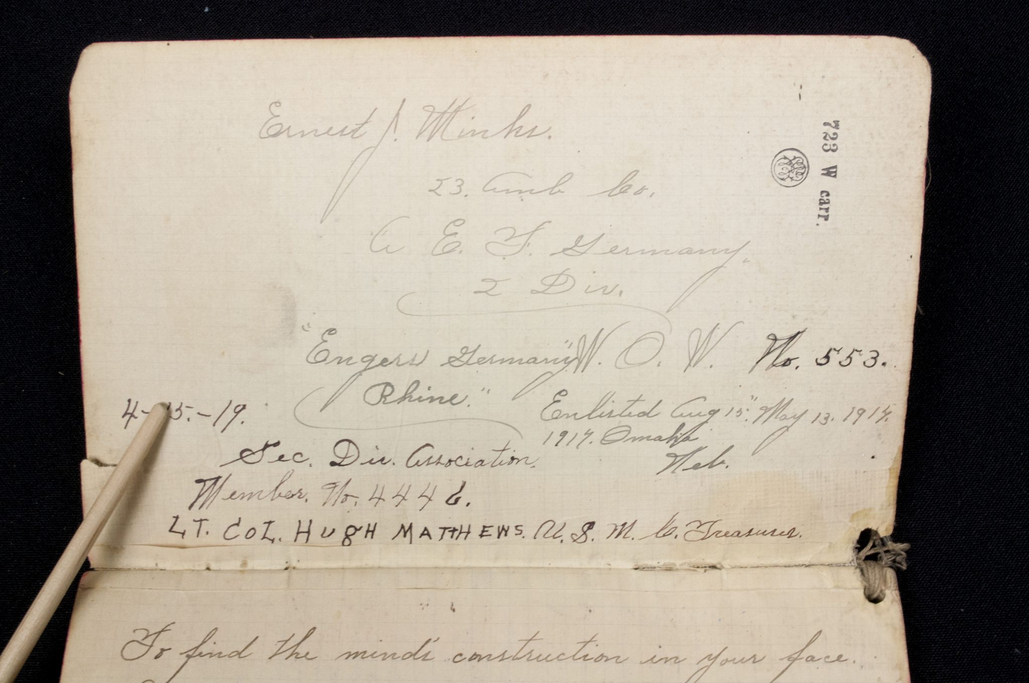 WWI NAMED AEF 2nd Infantry Division - 23rd Ambulance Company grouping - RARE - Image 243