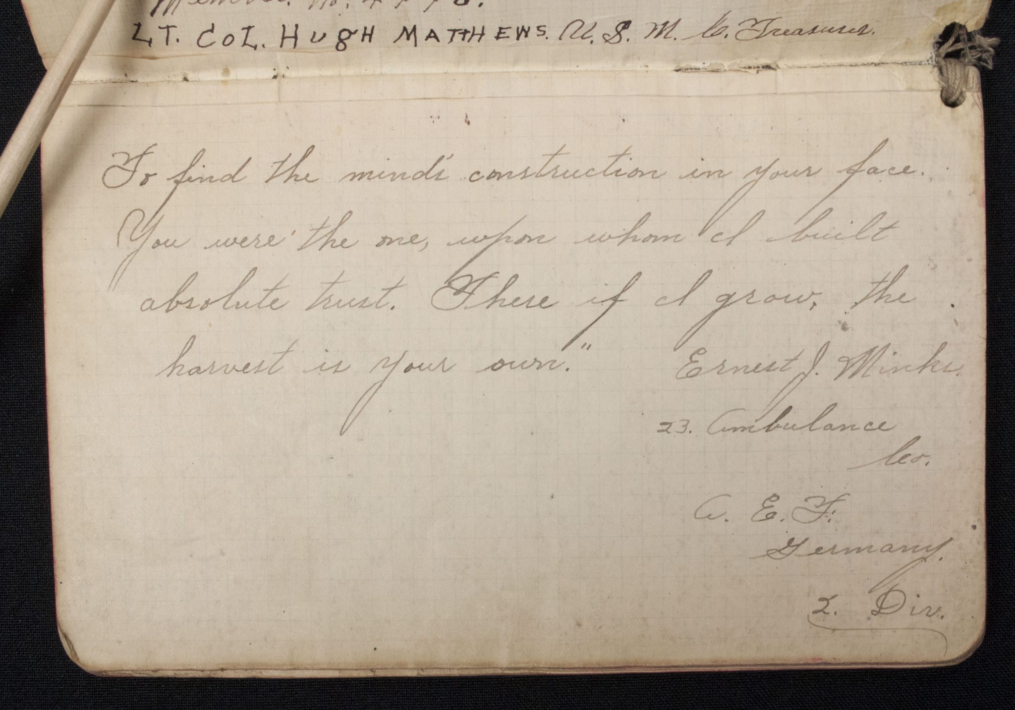 WWI NAMED AEF 2nd Infantry Division - 23rd Ambulance Company grouping - RARE - Image 244