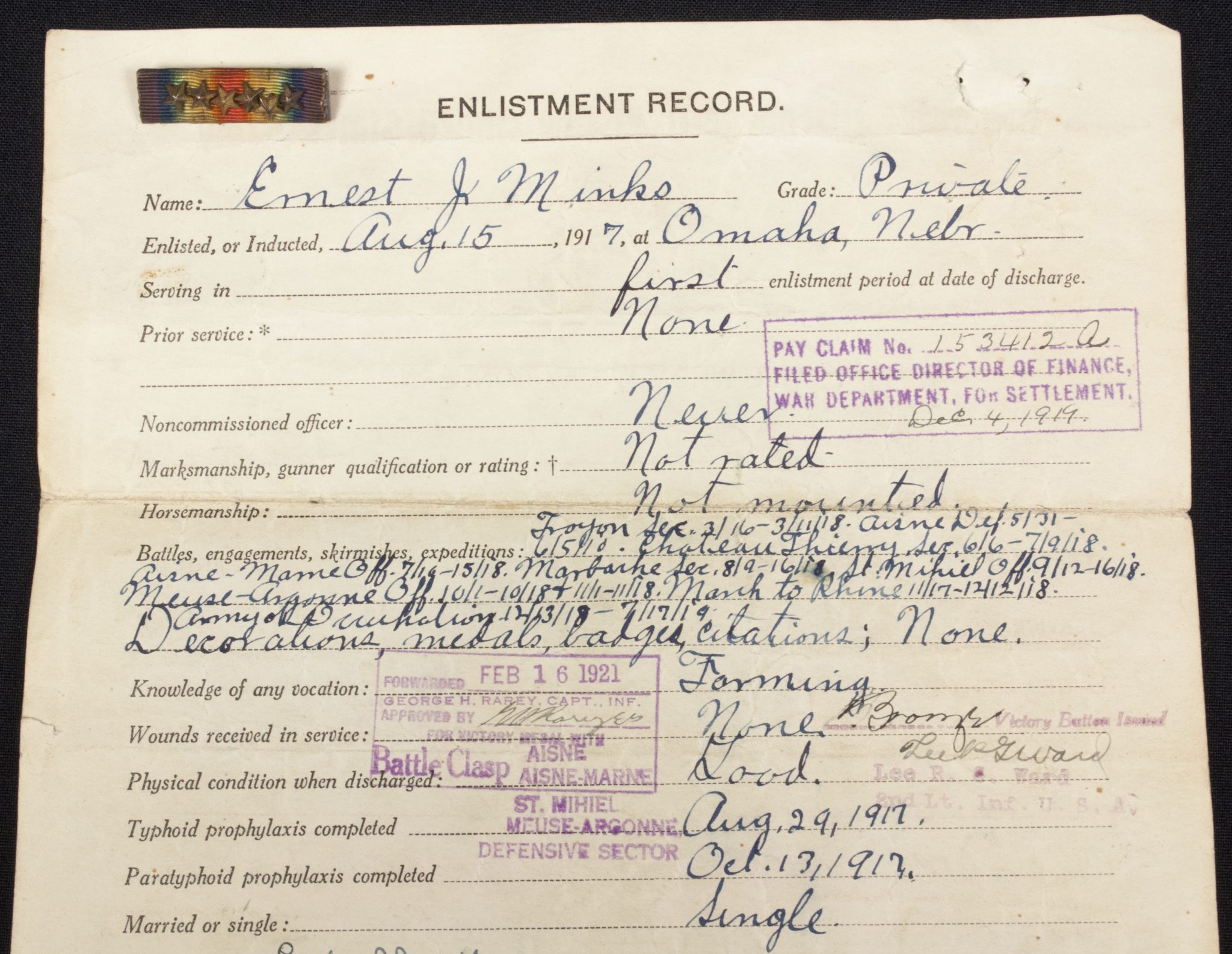 WWI NAMED AEF 2nd Infantry Division - 23rd Ambulance Company grouping - RARE - Image 129