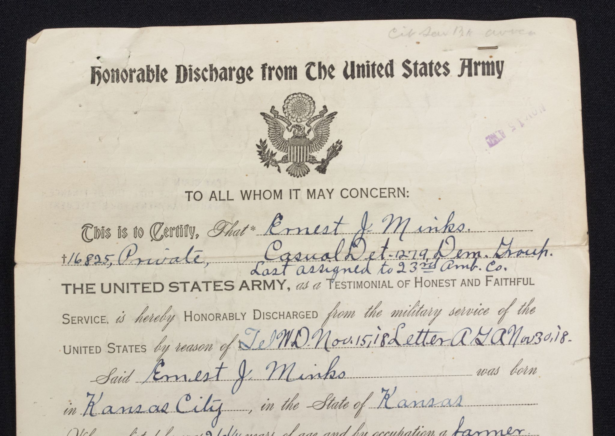 WWI NAMED AEF 2nd Infantry Division - 23rd Ambulance Company grouping - RARE - Image 136