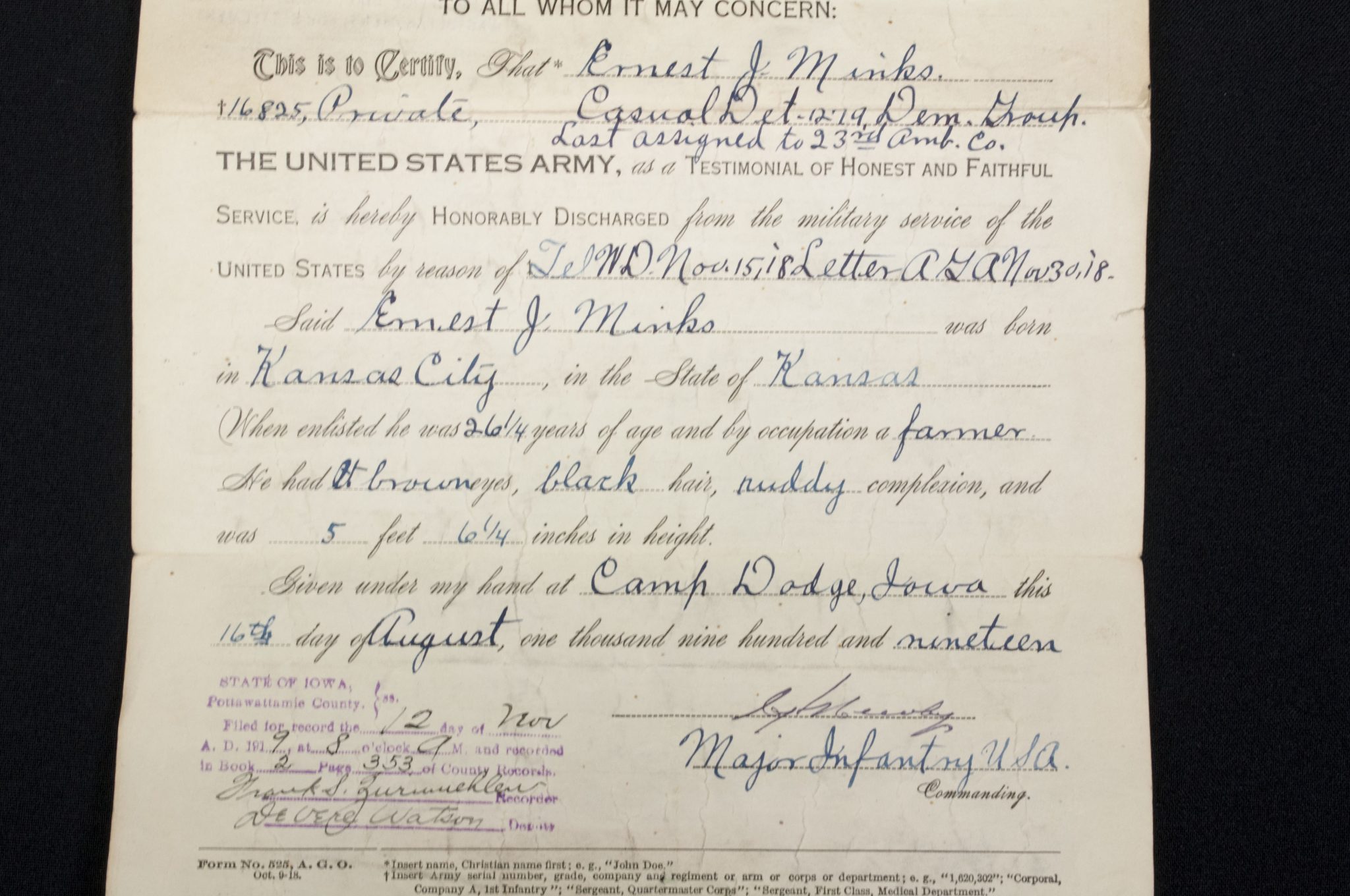 WWI NAMED AEF 2nd Infantry Division - 23rd Ambulance Company grouping - RARE - Image 137