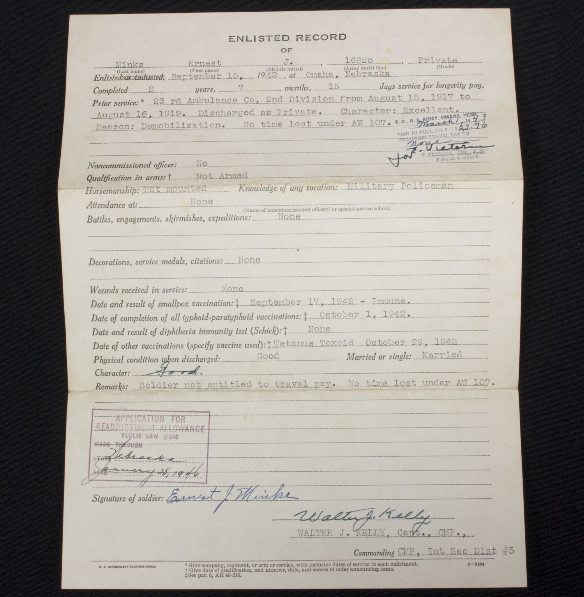 WWI NAMED AEF 2nd Infantry Division - 23rd Ambulance Company grouping - RARE - Image 143