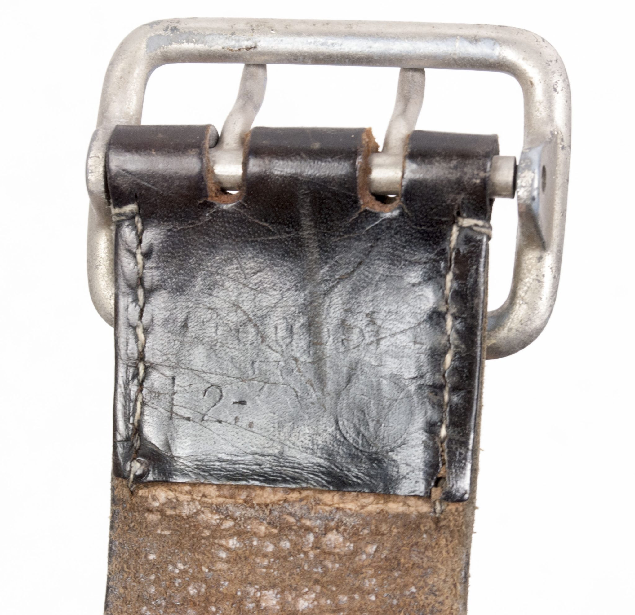 Wehrmacht (Heer) officers belt (marked RZM M5/14 OLC) (110 cm) - Image 9