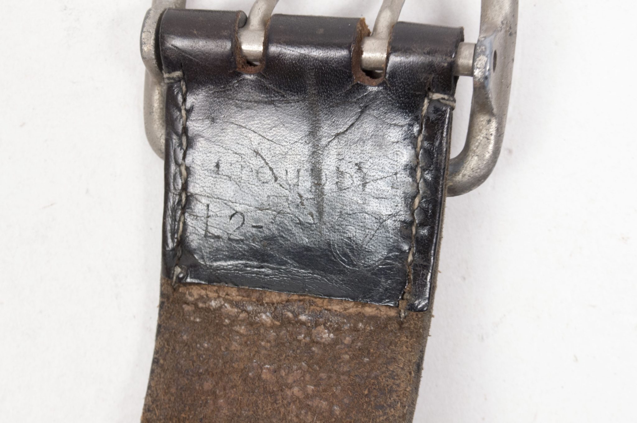 Wehrmacht (Heer) officers belt (marked RZM M5/14 OLC) (110 cm) - Image 10