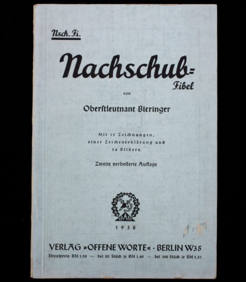 (Book) Oberstleutnant Bieringer Nachschub Fibel (1938)