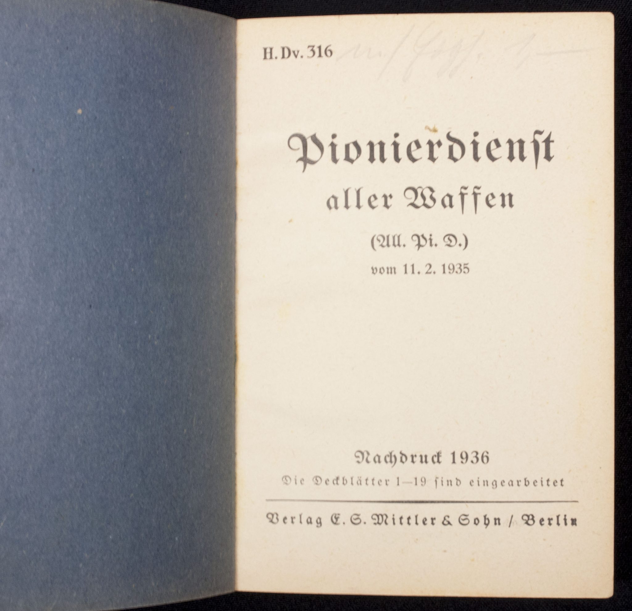 (Book) Pionierdienst aller Waffen (1937) (Book) Pionierdienst aller Waffen (1936)
