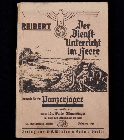 (Book) Reibert Der Dienstunterricht im Heere - Ausgabe für den Panzerjäger